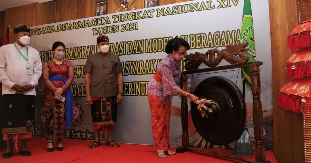 Pembukaan Tapping Utsawa Dharma Gita Tingkat Nasional XIV Provinsi Bali