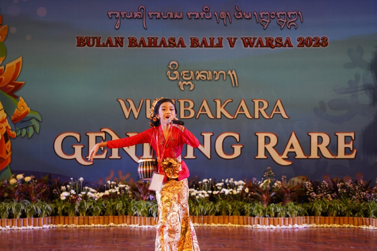 Akrabkan Bahasa Bali Lewat Gending Rare