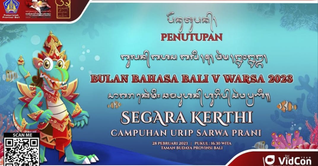 Penutupan Bulan Bahasa Bali Warsa 2023