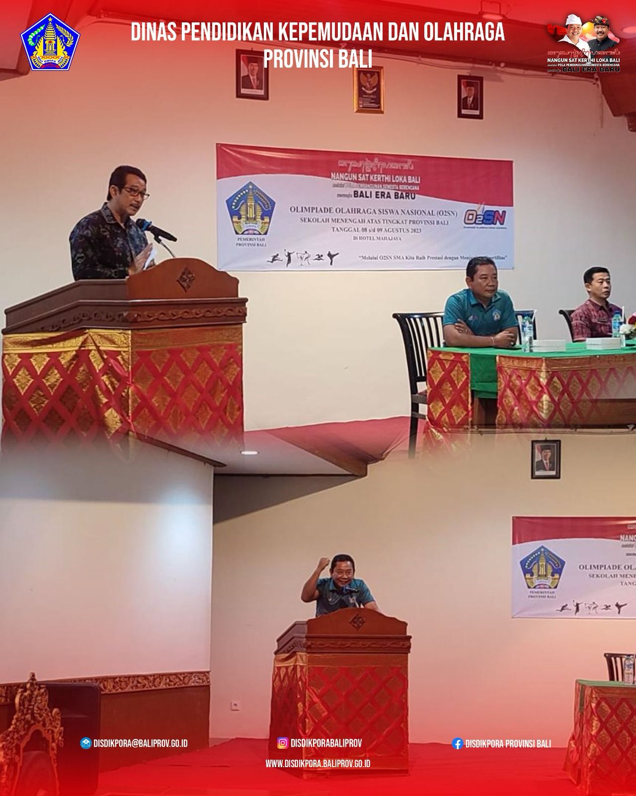 Pembukaan Olimpiade Olahraga Siswa Nasional (O2SN) Jenjang SMA Provinsi Bali Tahun 2023