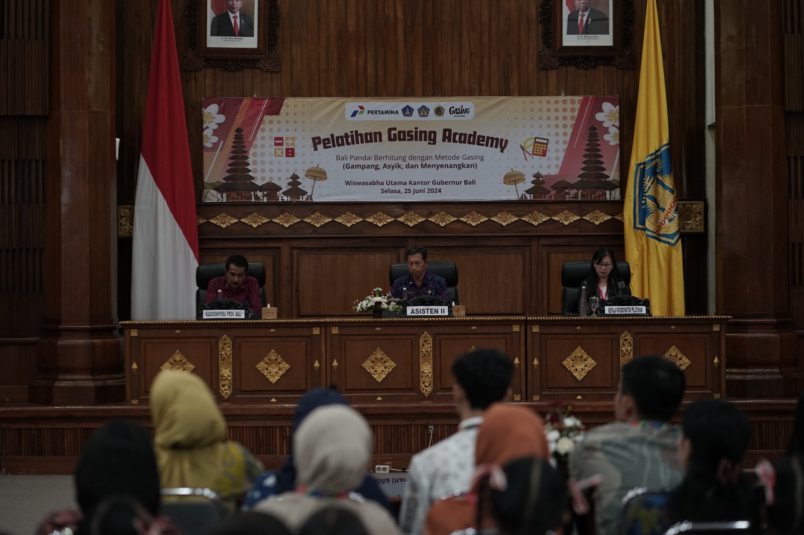 Pembukaan Pelatihan Gasing Academy di Kabupaten Badung dan Gianyar