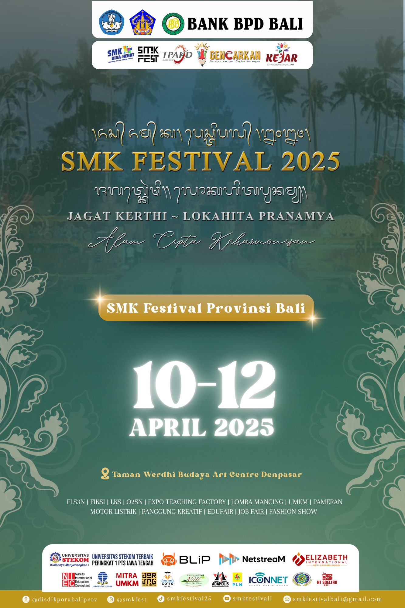 KEMBALI HADIR PADA EDISI KEDUA, ADA APA SAJA? INI DIA SERANGKAIAN SMK FESTIVAL TAHUN 2025