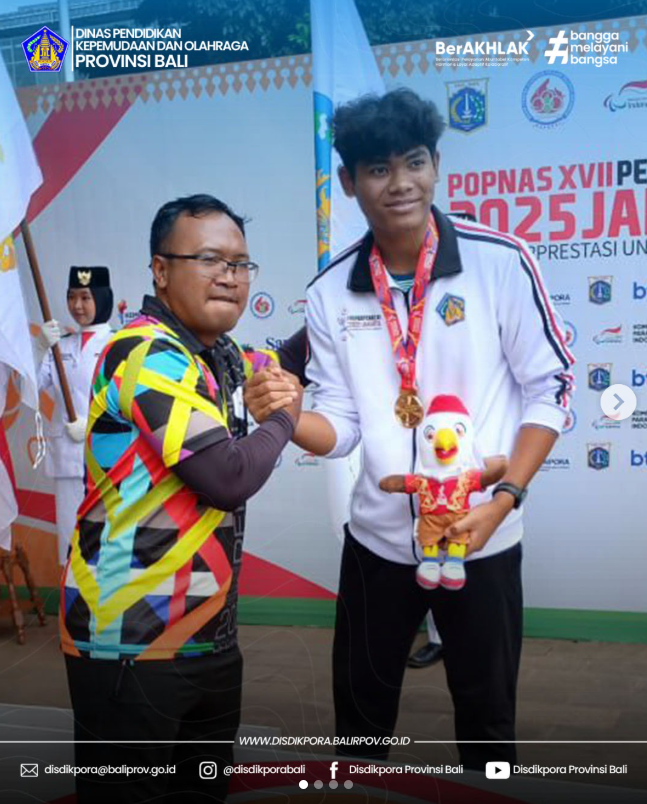 Selamat dan Sukses kepada Kontingen Bali pada Pelaksanaan PEPARPENAS XI.