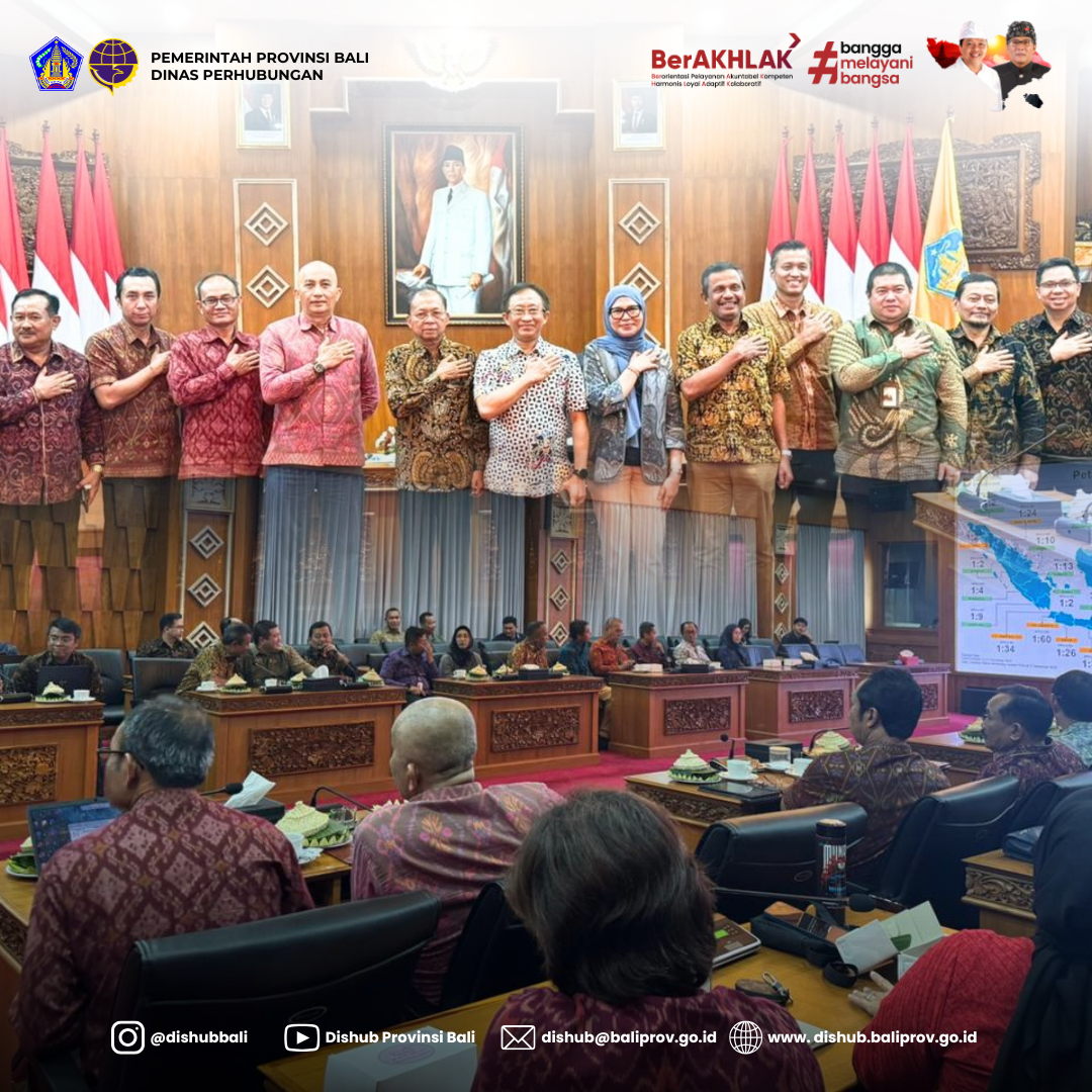 Kadishub Provinsi Bali Hadiri Rapat Rencana Implementasi Ekosistem Kendaraan Listrik.