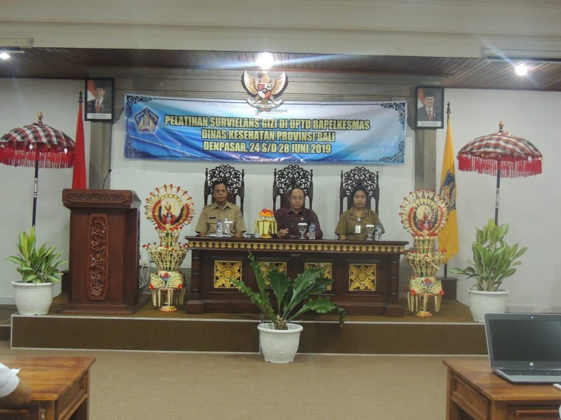Kadiskes Bali dan Ka UPTD Bapelkesmas