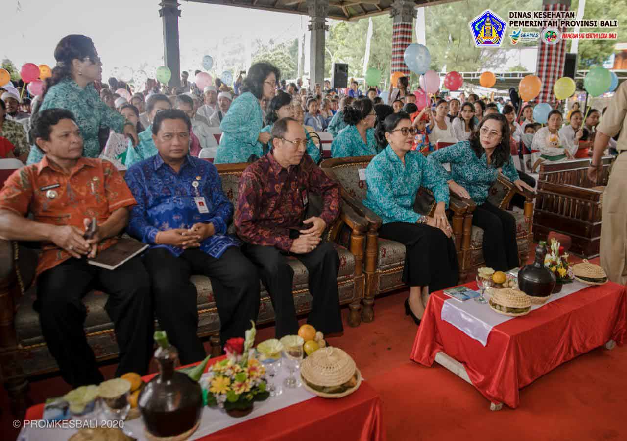 Pimpinan yang menghadiri acara bulan vitamin a