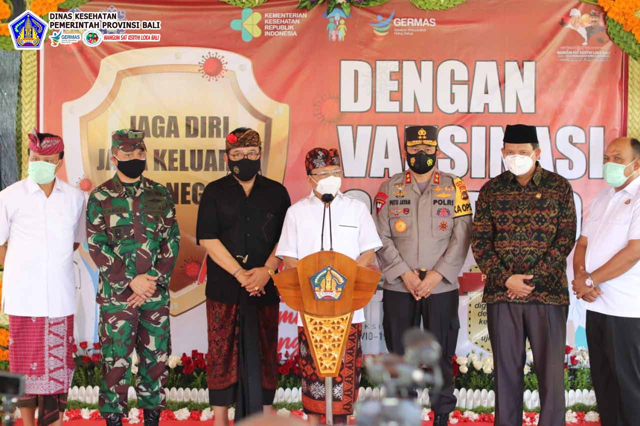 Sambutan Gubernu Bali