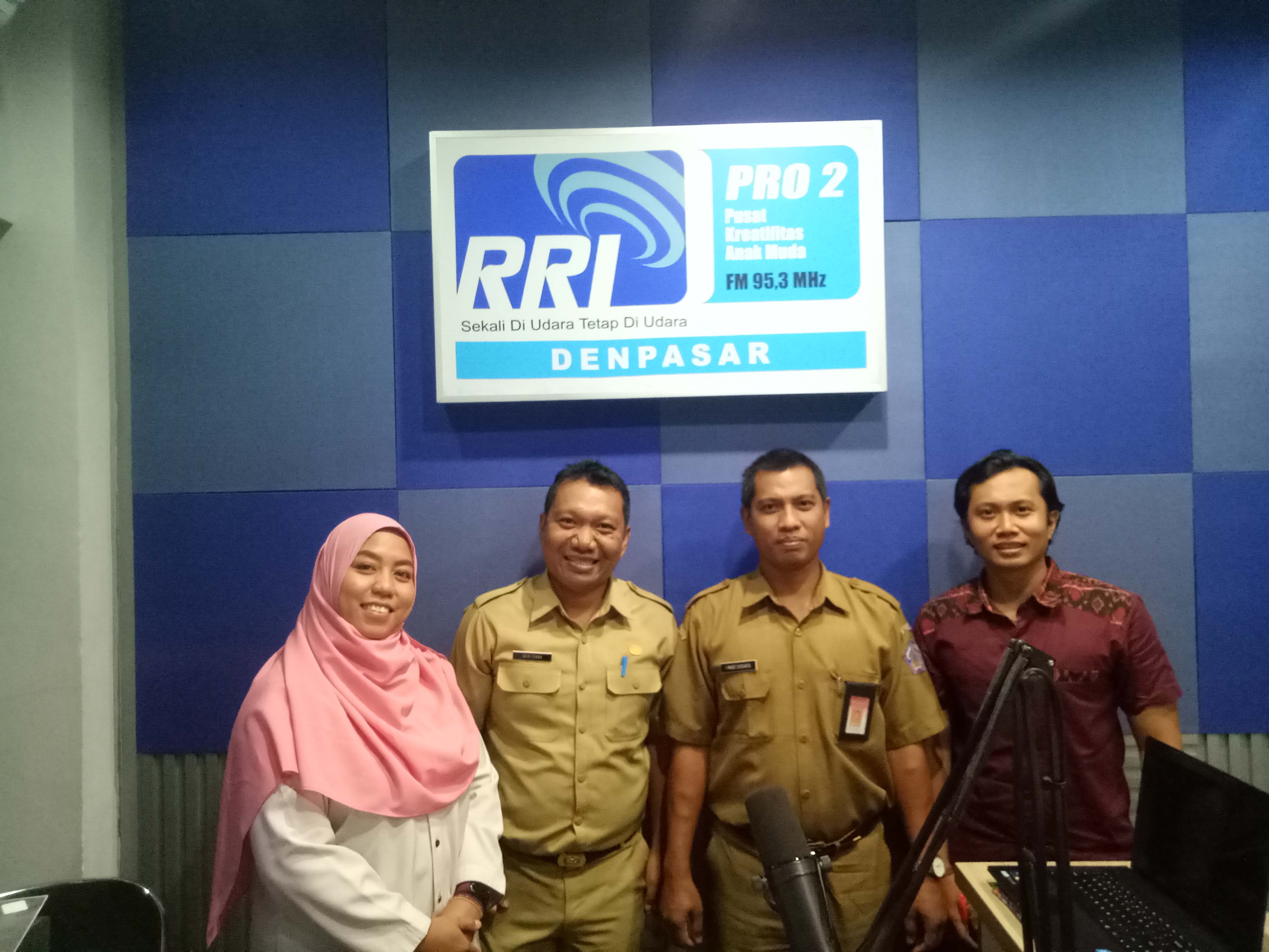 Salam Tangguh BPBD Provinsi Bali di Numpang Nampang RRI Pro 2 Denpasar
