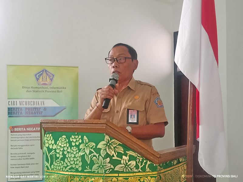 Diskominfos Bali perangi hoax melalui Literasi Media, bersama Narasumber Kompeten