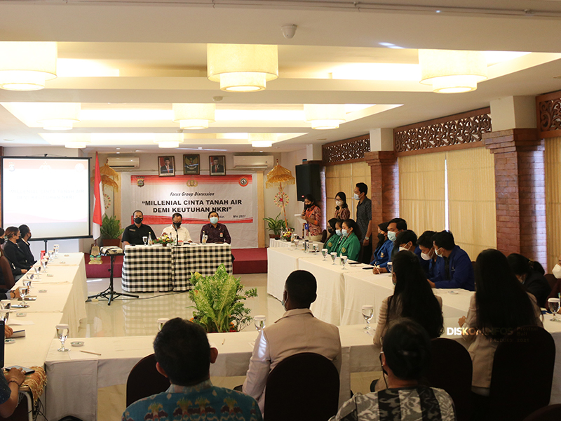 Diskominfos Bali Turut Ambil Bagian dalam FGD bertajuk Millenial Cinta Tanah Air Demi Keutuhan NKRI