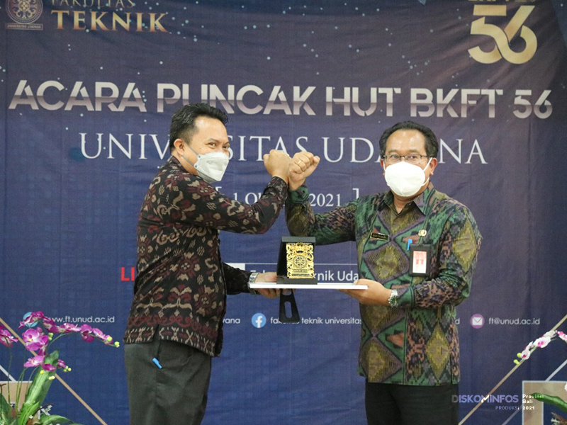 Hadiri Peringatan HUT ke-56 BKFT UNUD, Kadiskominfos Bali Ajak Segenap Civitas Akademika Fakultas Teknik Dukung Visi Pembangunan Bali Era Baru