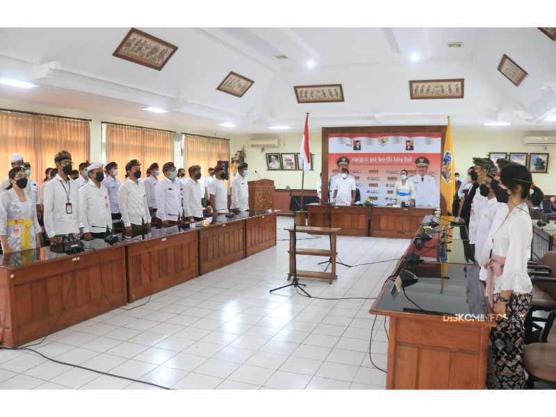 Diskominfos Bali Selenggarakan Pelantikan Pejabat Fungsional Pranata Komputer di Lingkungan Pemerintah Provinsi Bali