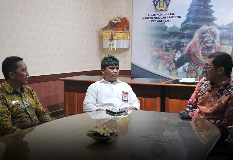 Kunjungan Dinas Komunikasi, Informatika dan Statistik Provinsi Lampung