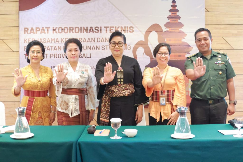 Ny Putri Koster Jadi Narasumber pada Rakor Percepatan Penurunan Stunting