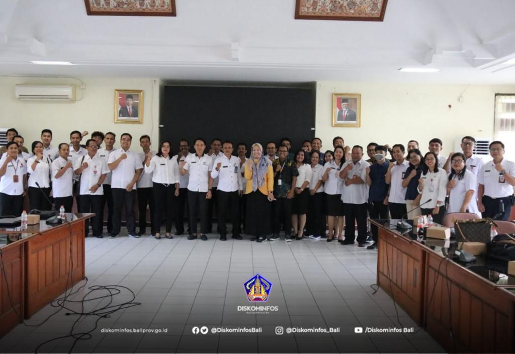 Diskominfos Bali Bersama Badan Informasi Geospasial Adakan Sosialisasi Implementasi Teknologi Geoportal Simpul Jaringan Regional Bali di Provinsi Bali