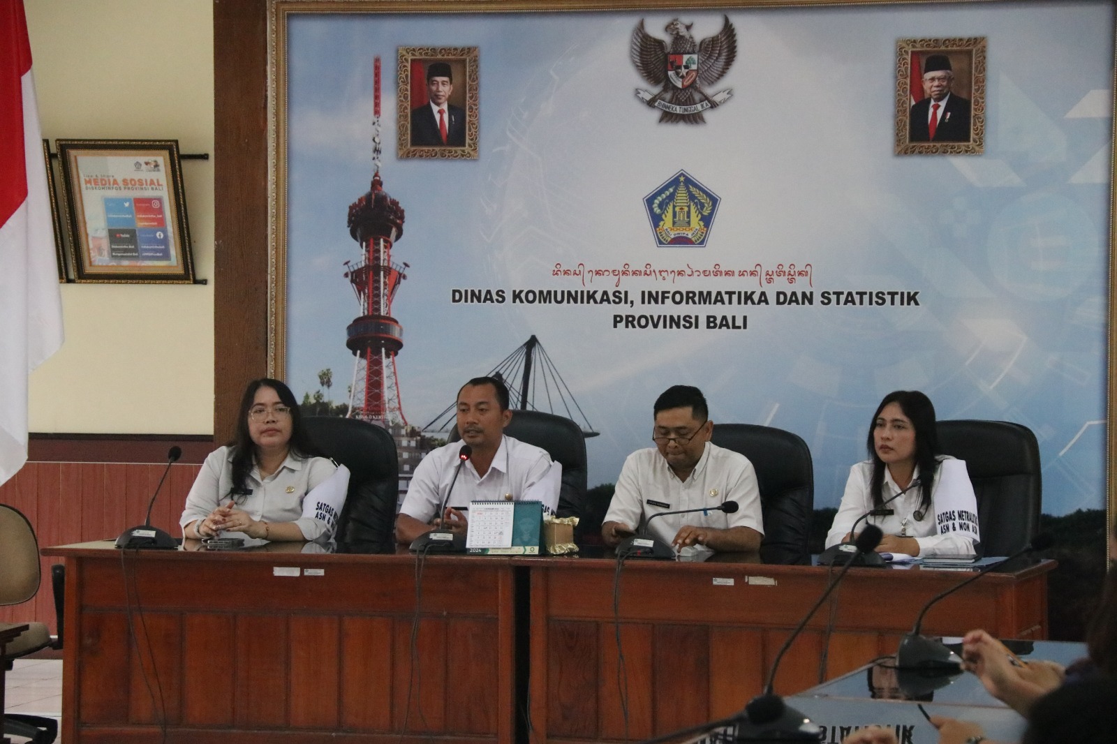 Sosialisasi Satgas Netralitas ASN dan Non ASN Pemprov Bali di Diskominfo