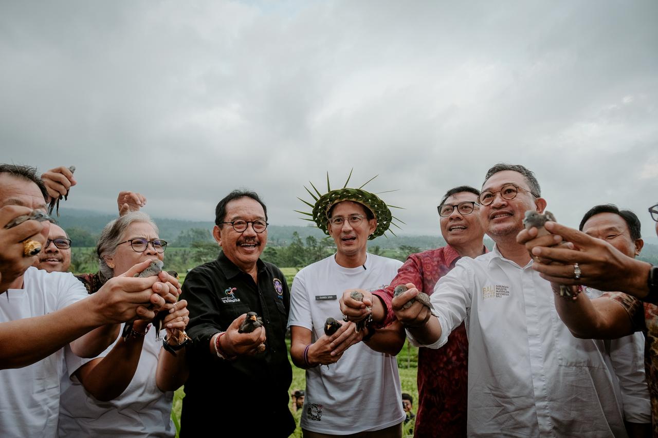 Jelang World Water Forum 2024, Menparekraf Tinjau Desa Jatiluwih Tabanan Bali