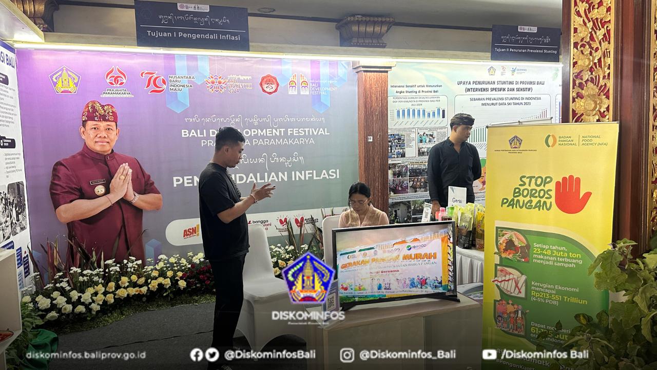 Stand Pengendalian Inflasi Tampilkan Program Unggulan di Bali Development Festival 2024