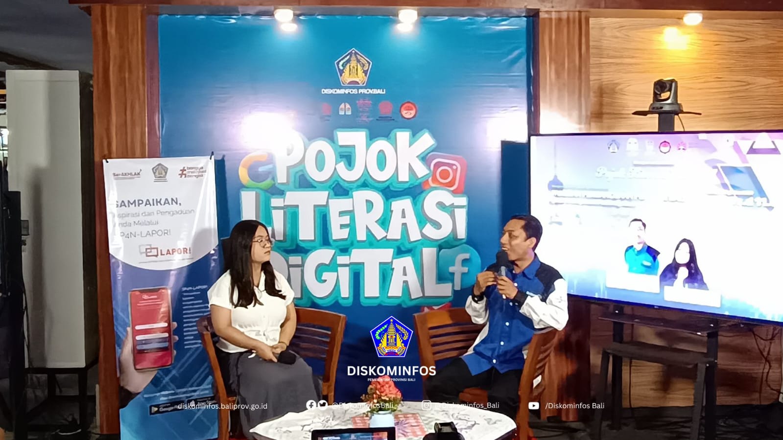 Talk Show di Pojok Literasi Digital Gaungkan Jurus Jitu Menangkal Hoax di Era Digital