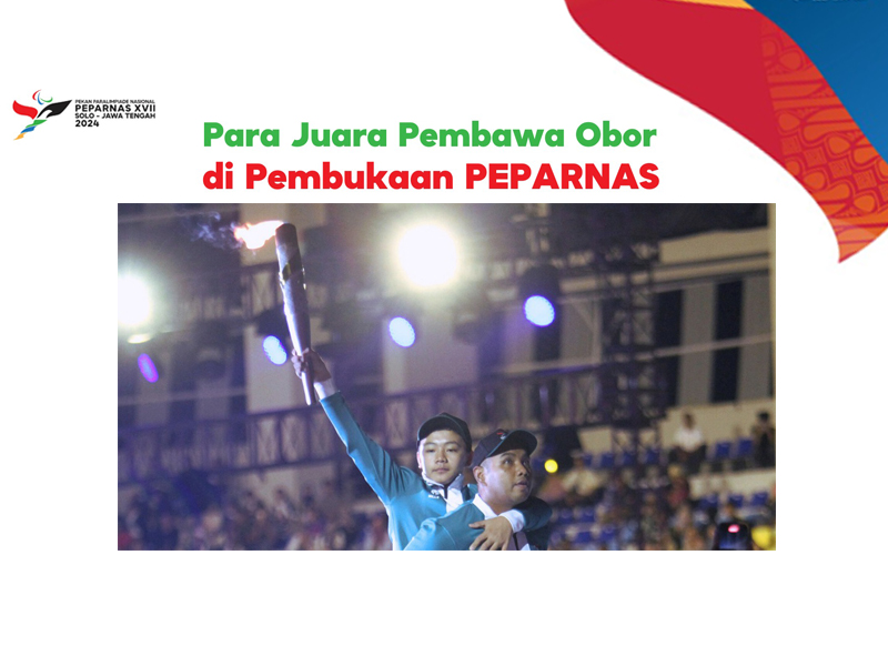Yuk Kita Simak Siapa Saja Para Juara Pembawa Obor di Pembukaan PEPARNAS!