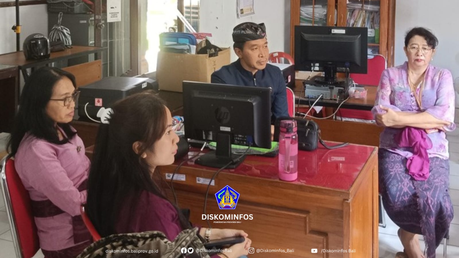 Diskominfos Bali Sambangi Bangli, Matangkan Persiapan Forum Walidata 2025