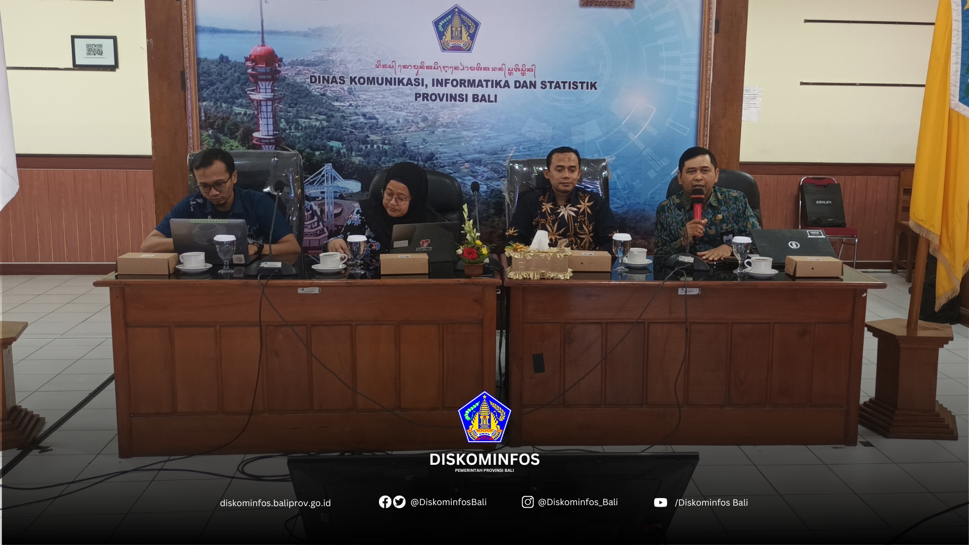 Dinas Kominfo Provinsi Bali Sambut Kunjungan BSSN dalam Upaya Penguatan Keamanan Siber Daerah