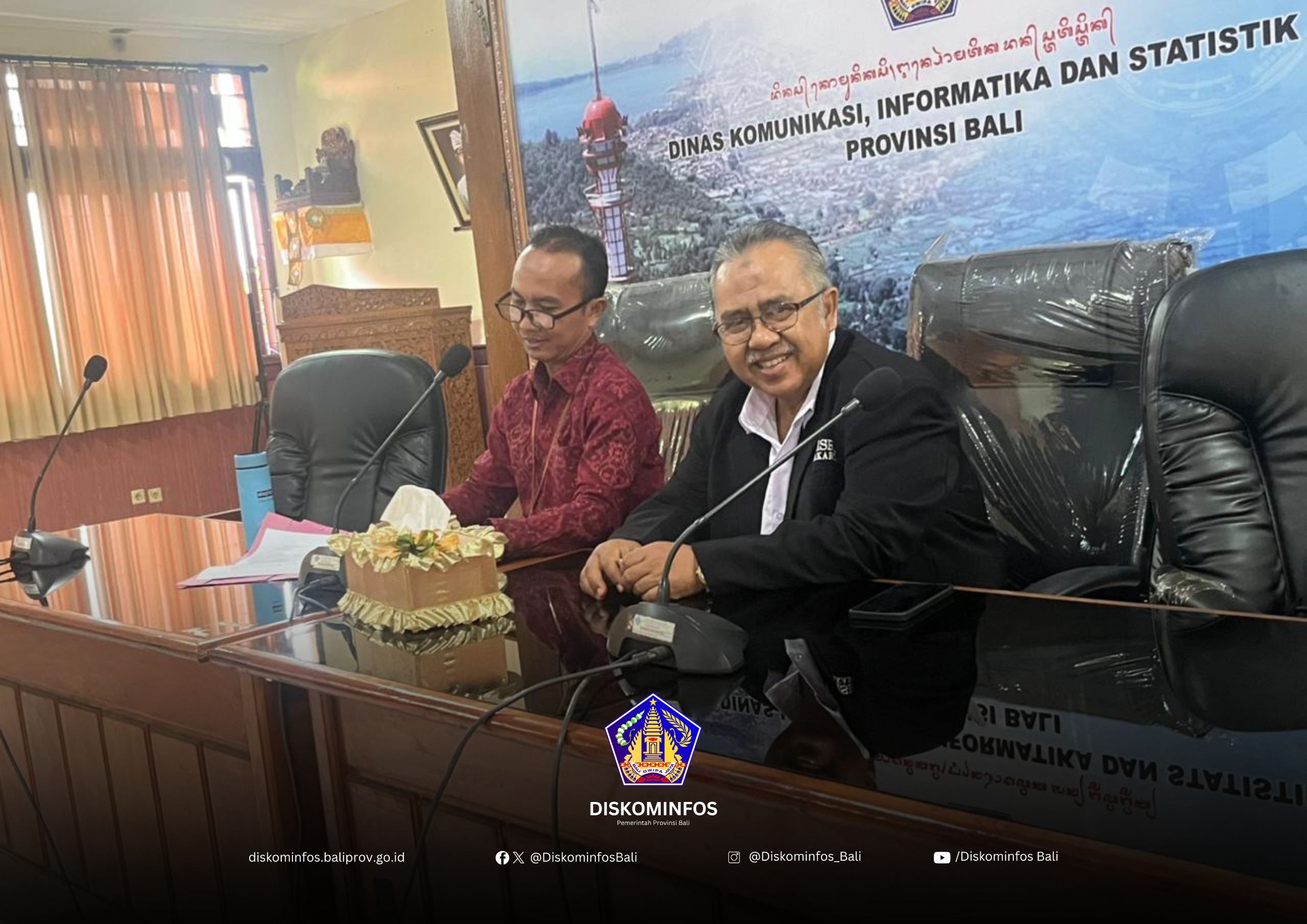Dinas Kominfos Provinsi Bali Terima Kunjungan FISIP Universitas Slamet Riyadi