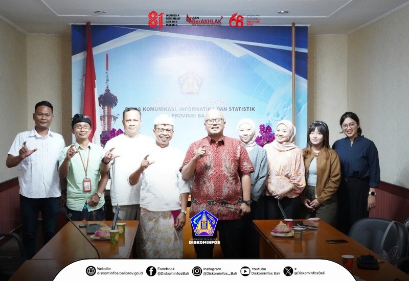 Berbagi Praktik, Perkuat Layanan Informasi Publik, Diskominfos Bali Terima Kunjungan Setjen DPR RI