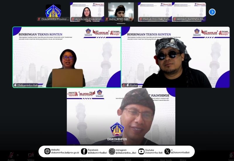 Diskominfos Bali Dorong Konten Pemerintah yang Kreatif, Menarik, dan Berdampak