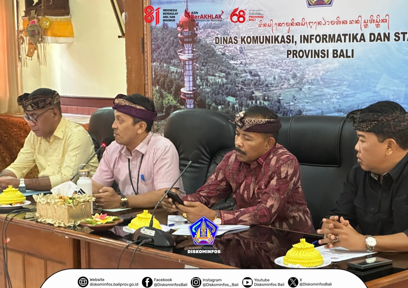 Dinas Kominfos Bali Terima Kunjungan DPRD Kabupaten Buleleng, Bahas Tata Kelola Komunikasi Publik dan Transformasi Digital Pemerintahan
