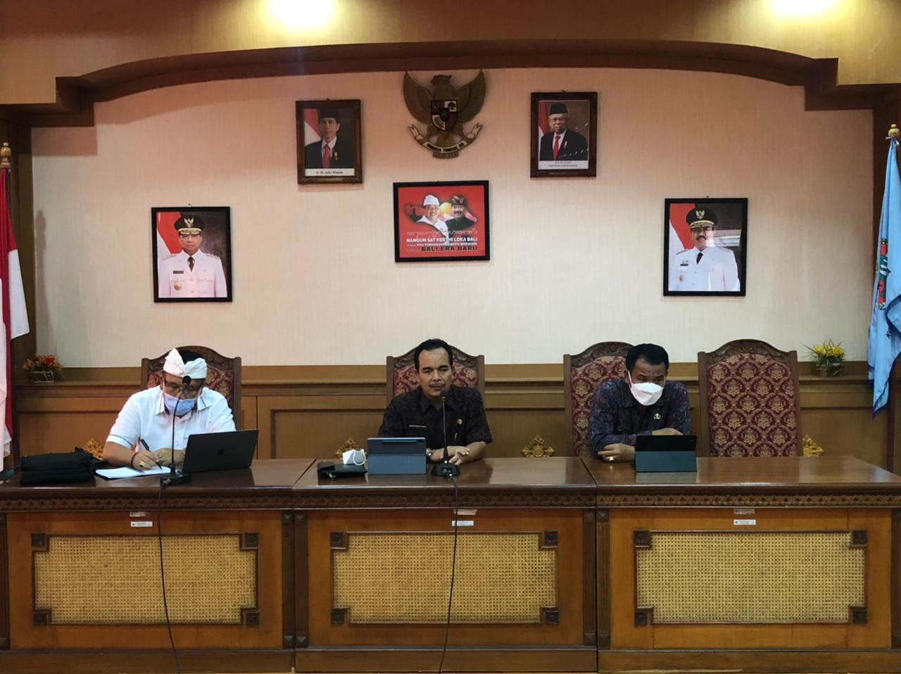 Akselerasi Program Kerja Tahun 2021, Dinas Koperasi UKM Provinsi Bali Laksanakan Rapat Koordinasi Lintas Sektor