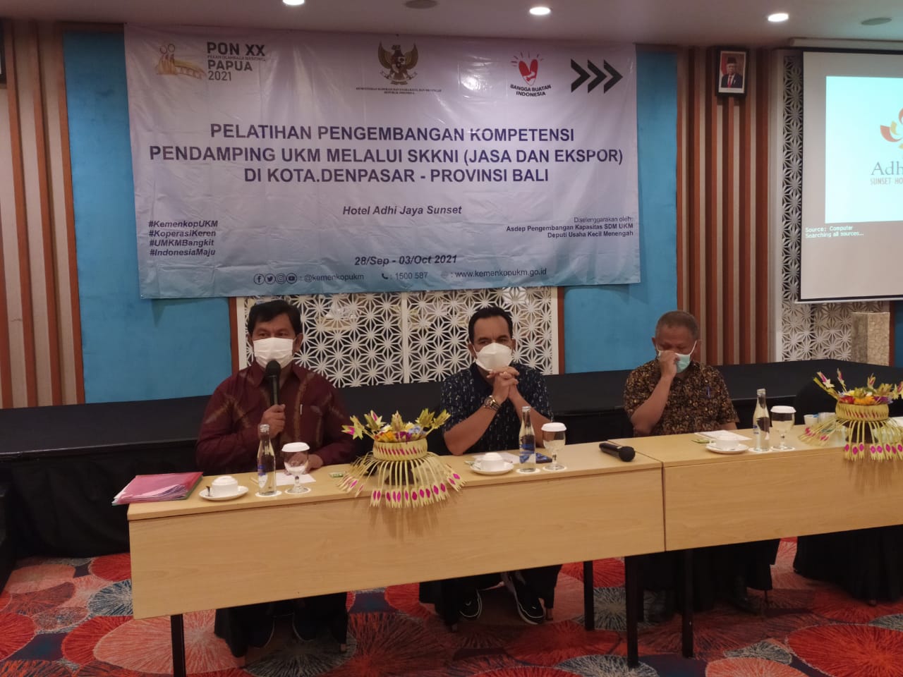 Penutupan Pelatihan Pengembangan Kompetensi Pendamping UKM