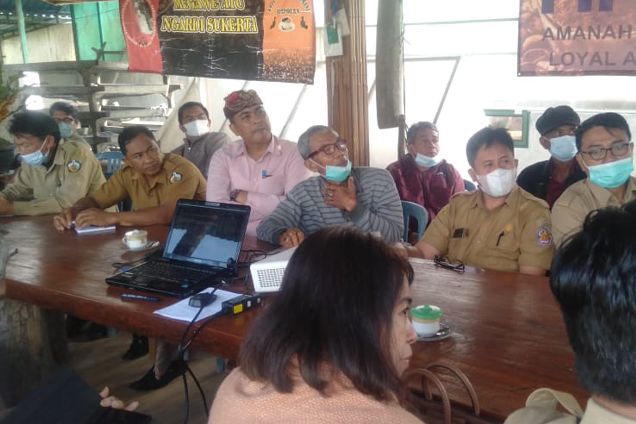 Sosialisasi Pembentukan KBS Kawasan Kopi Arabika Kintamani