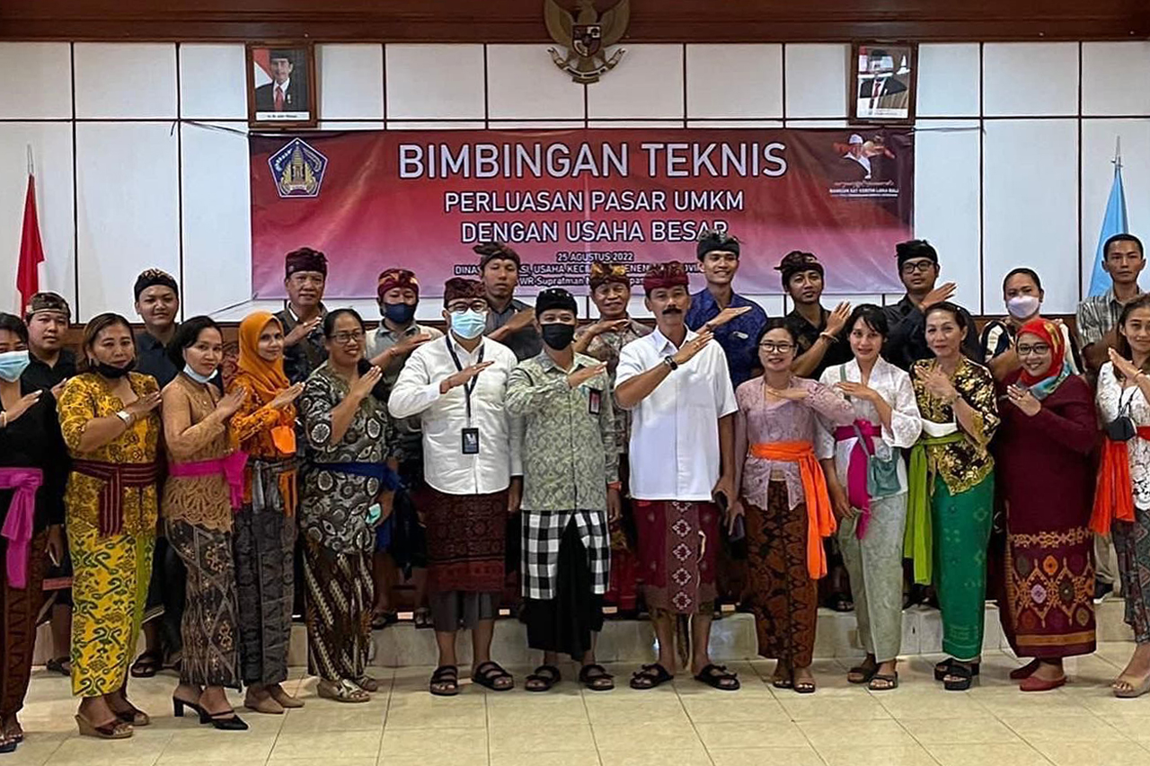 Dorong UMKM dalam Pengadaan Barang/Jasa Pemerintah, DisKop UKM Prov. Bali Gelar BimTek Perluasan Pasar.