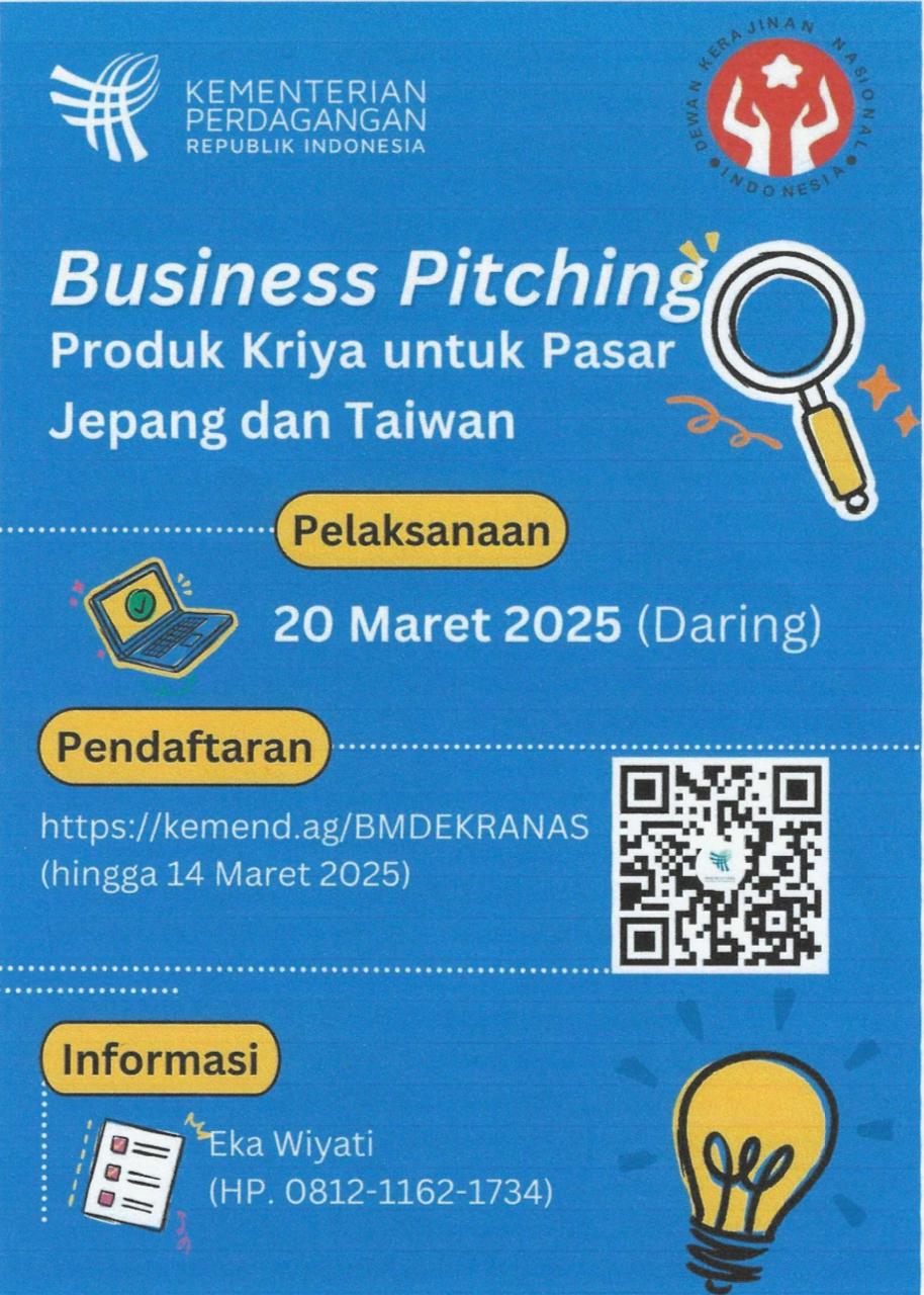 Business Pitching Produk Kriya