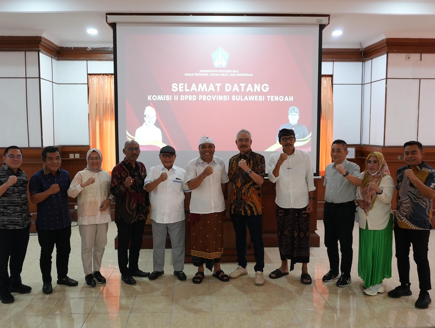 Kunjungan Komisi II DPRD Provinsi Sulawesi Tengah ke Dinas Koperasi UKM Prov. Bali