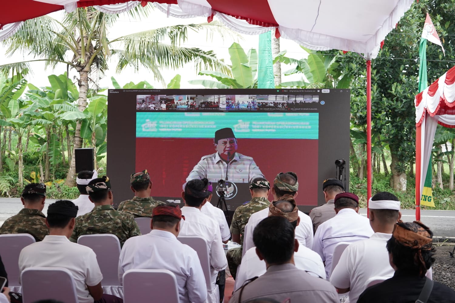 Gubernur Bali Menyaksikan Launching Operasional 1.061 KDKMP Secara Serentak
