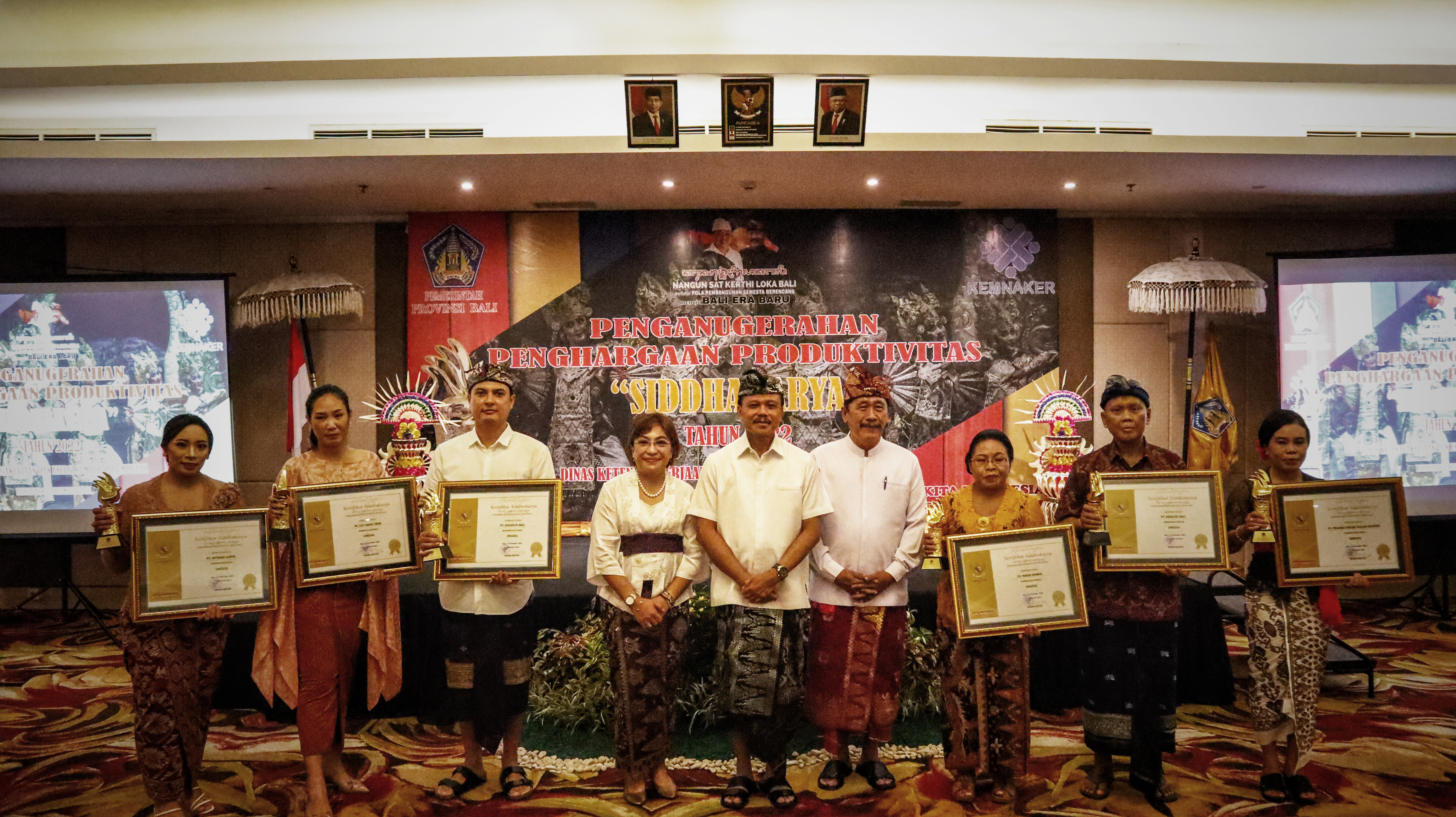 Penganugerahan Penghargaan Siddhakarya Provinsi Bali Tahun 2022