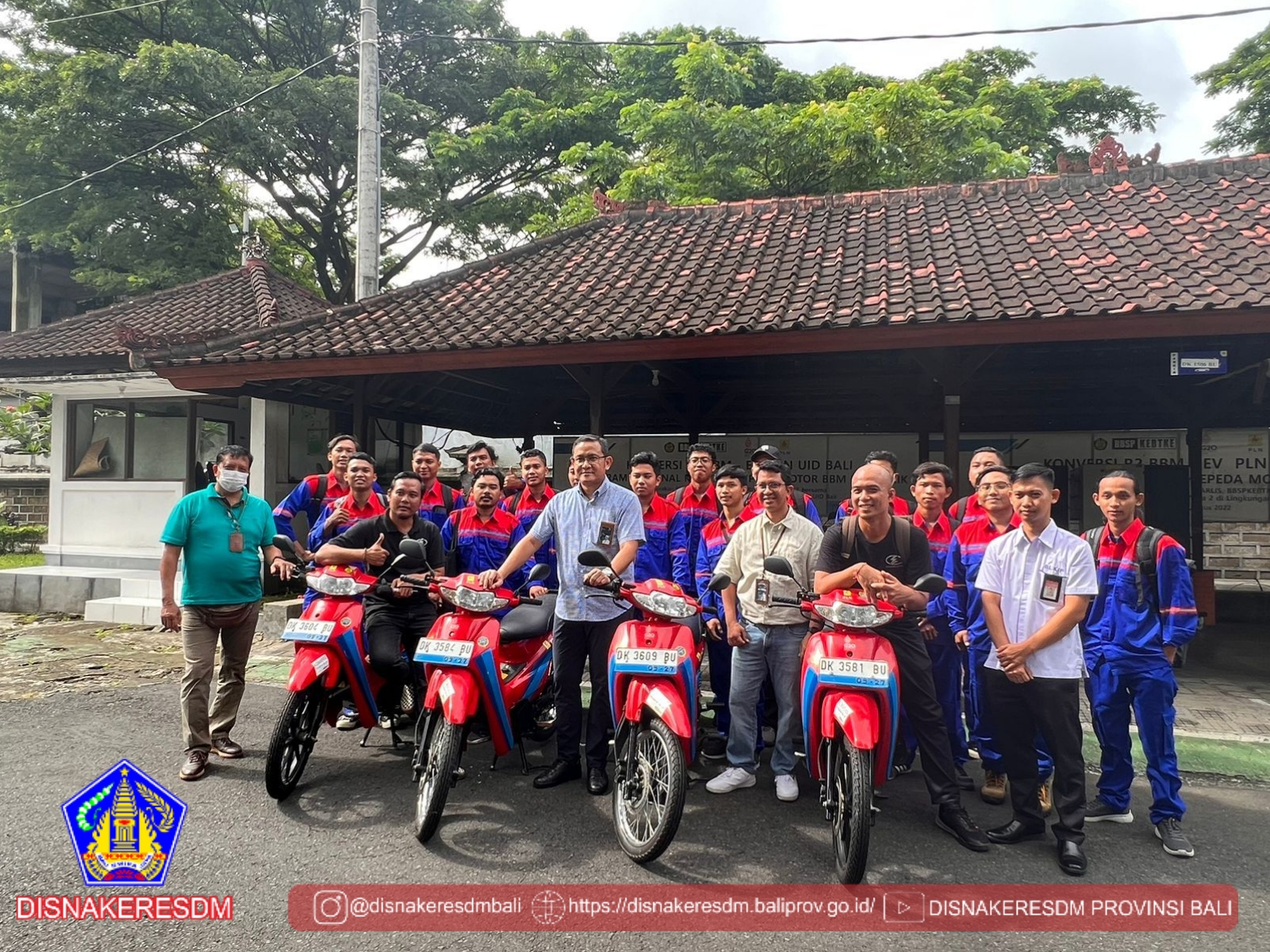 Site Visit Pelatihan Konversi Motor Listrik BLKIP Bali ke PLN UID Bali