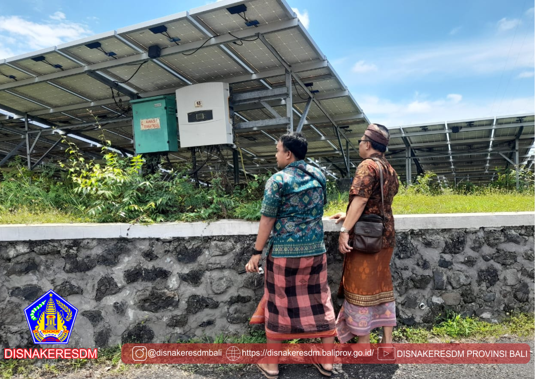 Koordinasi Dengan Analis Kebijakan Ahli Muda di Bagian Ekbang Kabupaten Karangasem Mengenai Kondisi Terkini Dari PLTS 1 MW