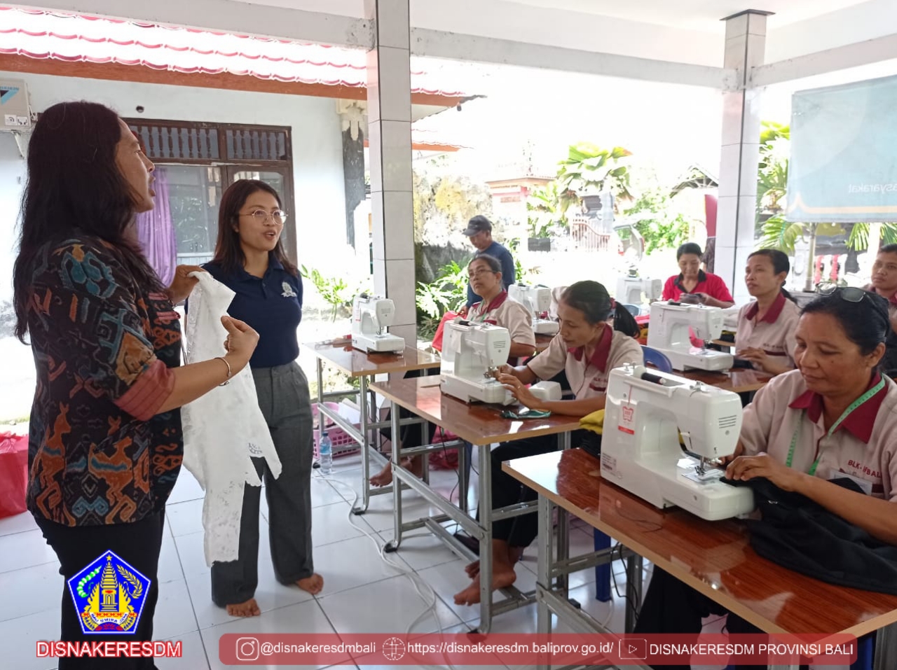 Evaluasi Dan Monitoring Pelatihan MTU (Mobile Training Unit) Kejuruan Menjahit Pakaian Dengan Mesin Di Kabupaten Klungkung