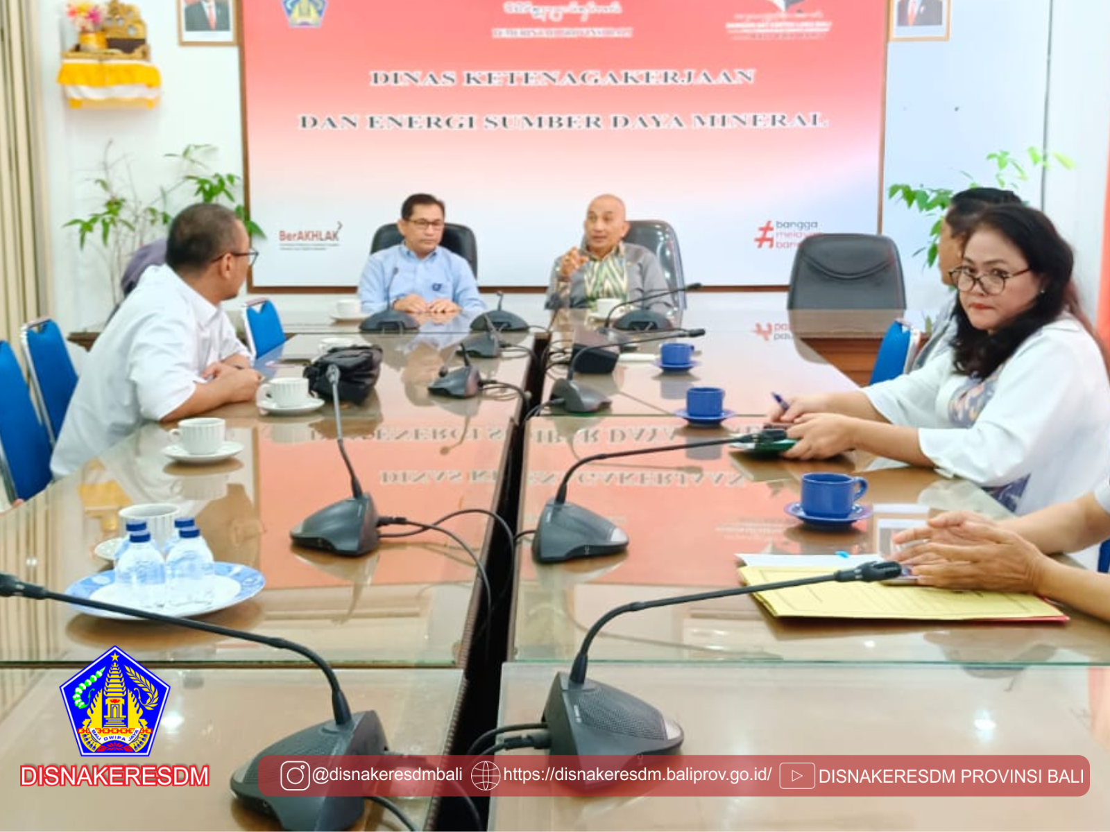 Kunjungan Kerja Inspektorat Jendral Kementrian Ketenagakerjaan RI