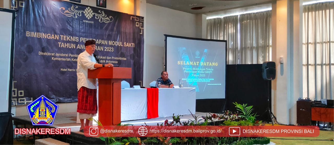 Pembukaan Acara Bimbingan Teknis Penerapan Modul Sakti Tahun Anggaran 2023