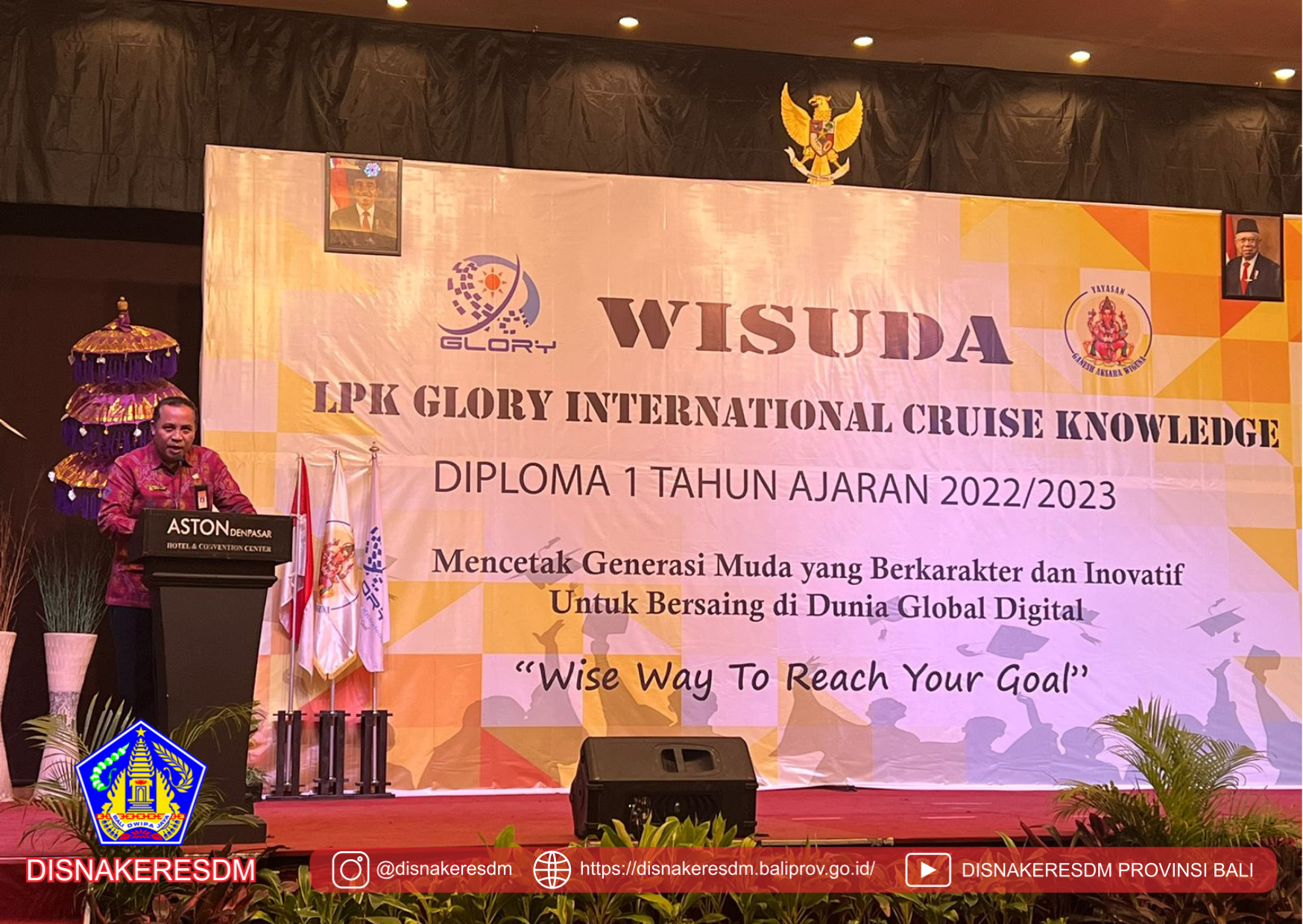 Wisuda LPK Glory International Cruise Knowledge