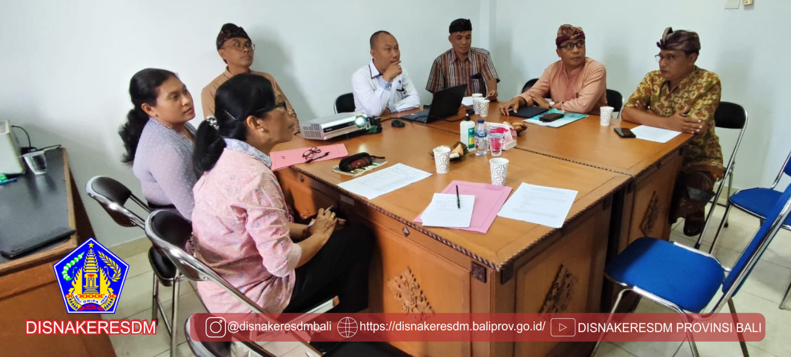 Menerima Tim Biro Perencanaan dan Manajemen Kinerja Kemnaker RI