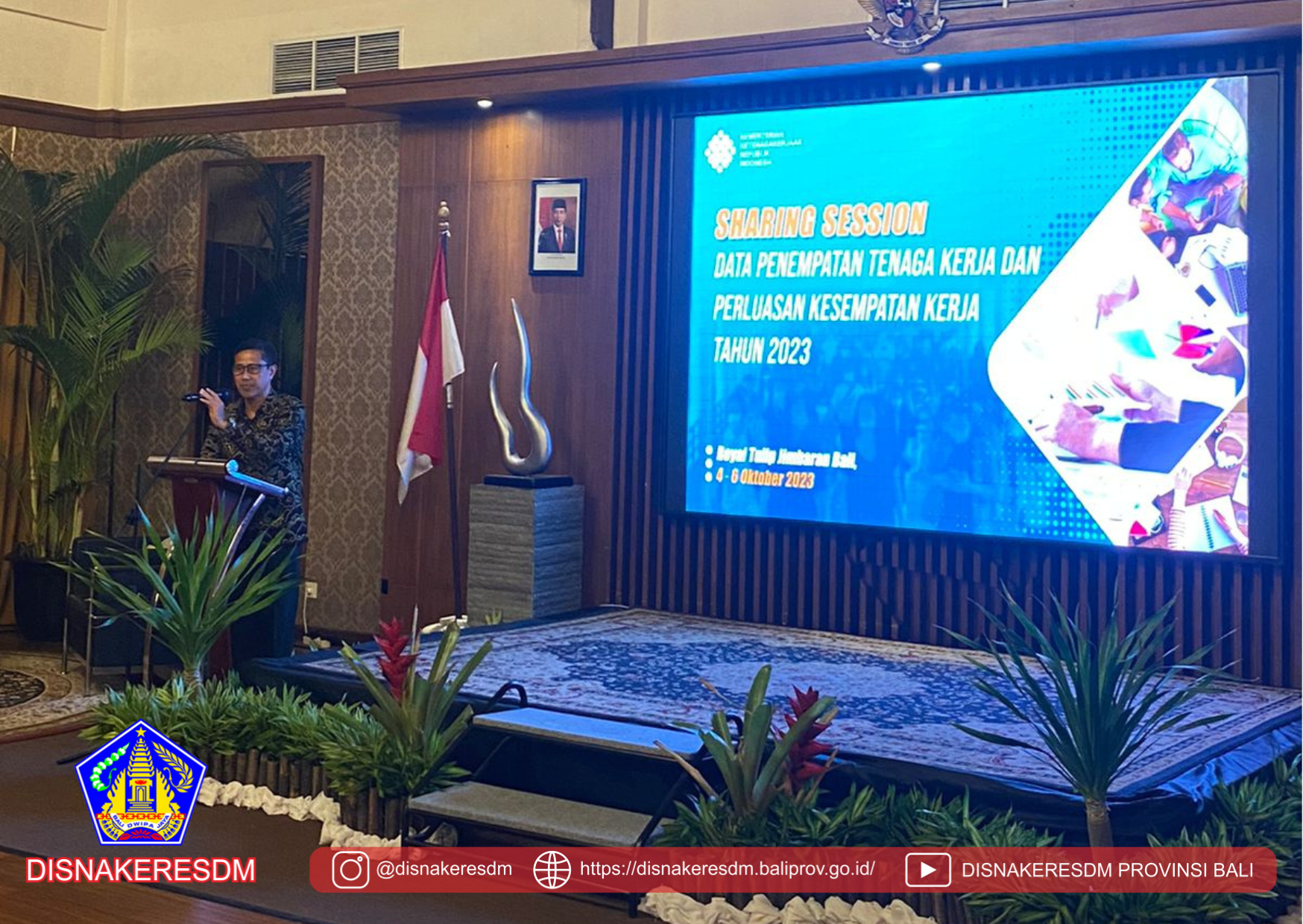 Sharing Session Data Penempatan Tenaga Kerja dan Penempatan Kesempatan Kerja Tahun 2023