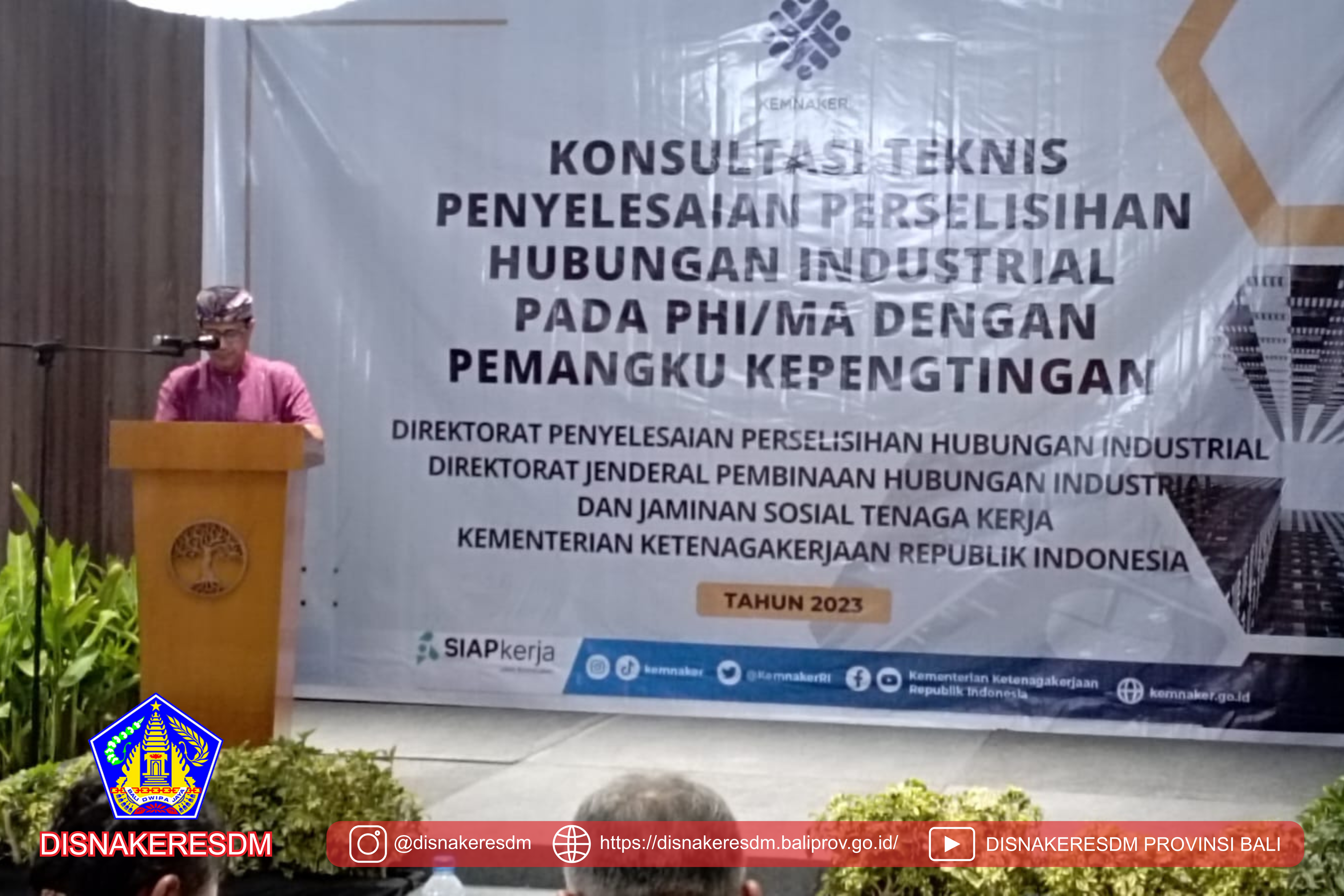 Kegiatan Konsultasi Teknis Penyelesaian Perselisihan Hubungan Industrial Pada PHI/MA Dengan Pemangku Kepentingan