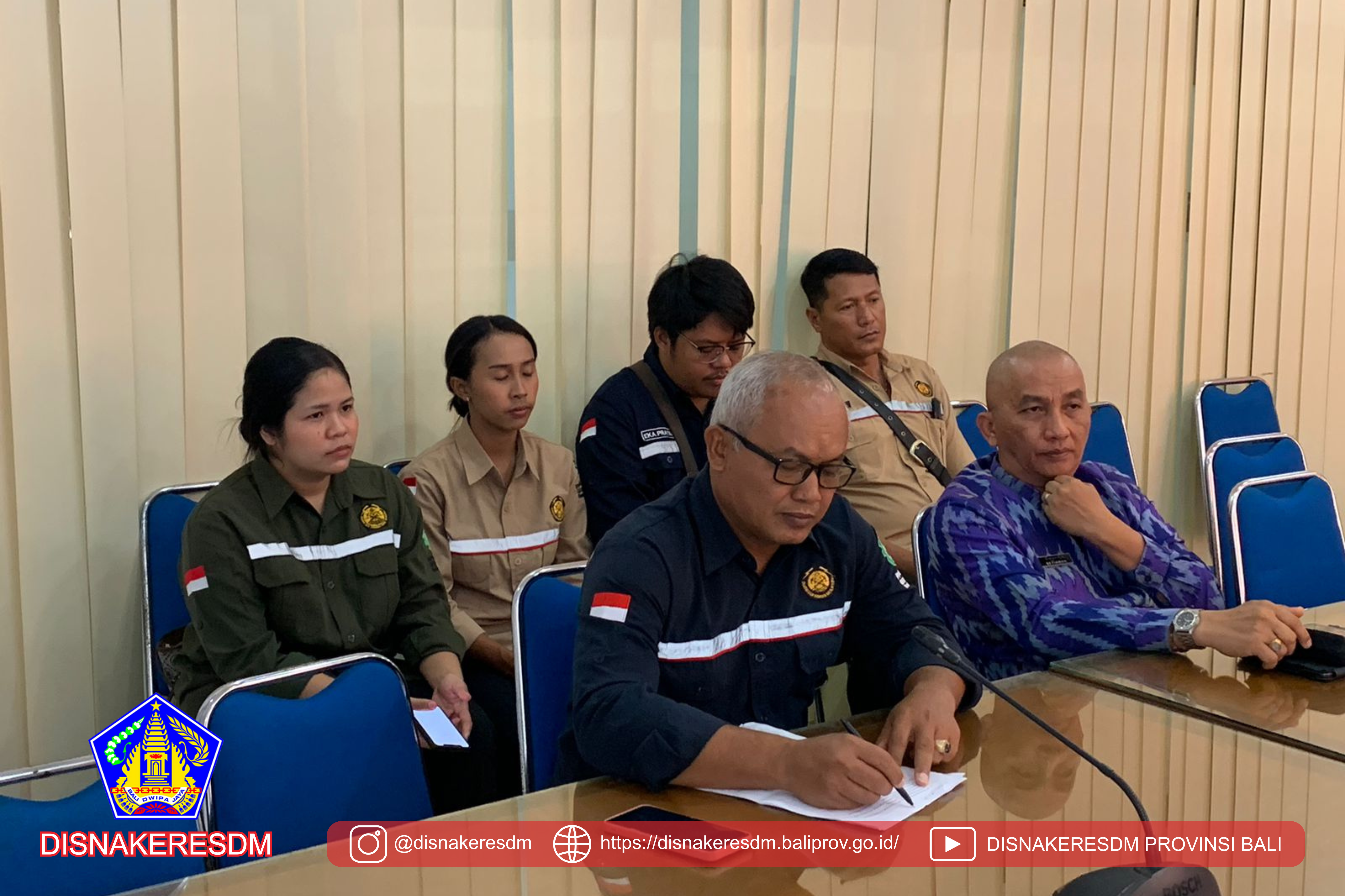 Menerima Inspektur Tambang Direktorat Jenderal Mineral Dan Batubara