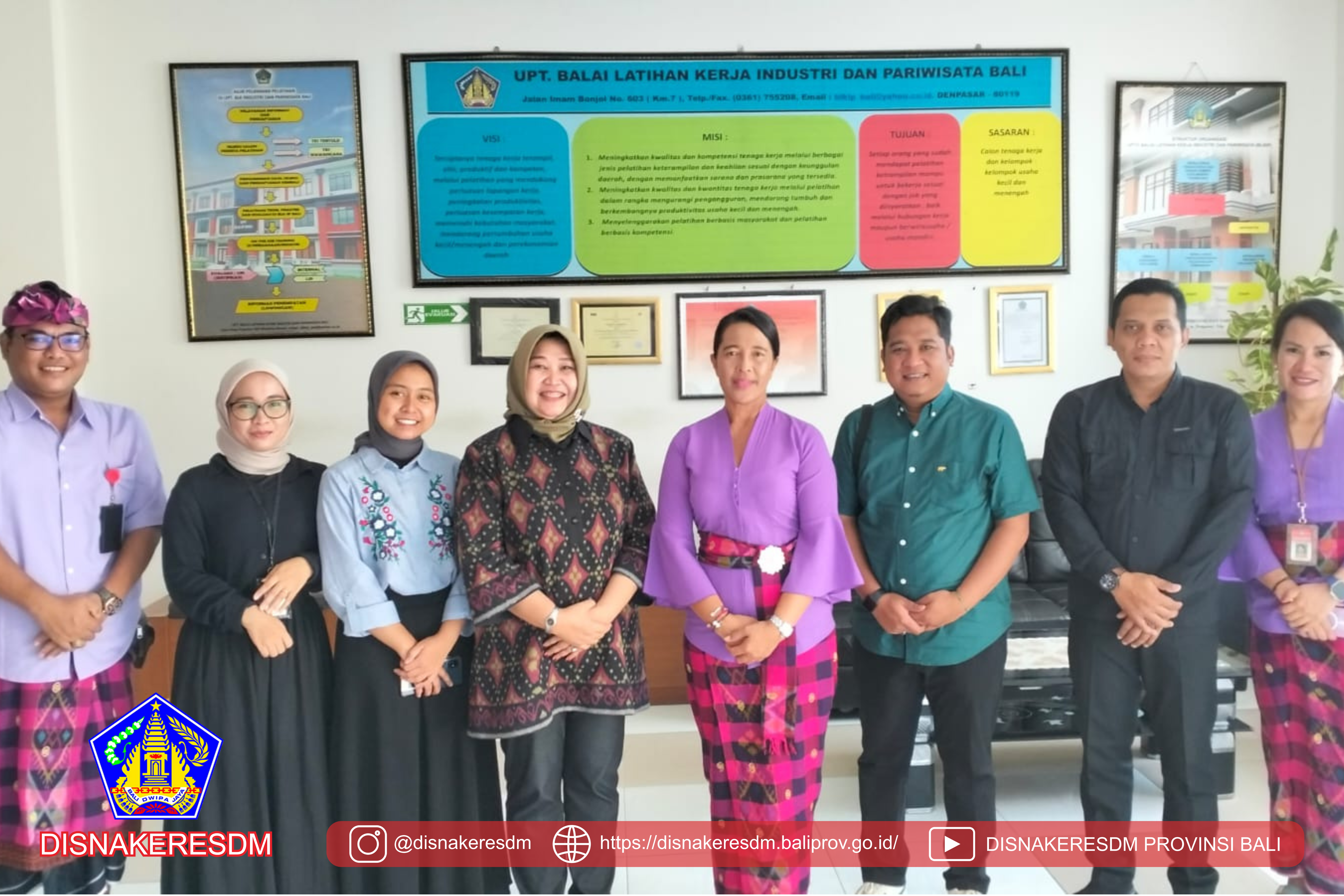 Menerima Kunjungan Dari Disnakertrans Jawa Timur