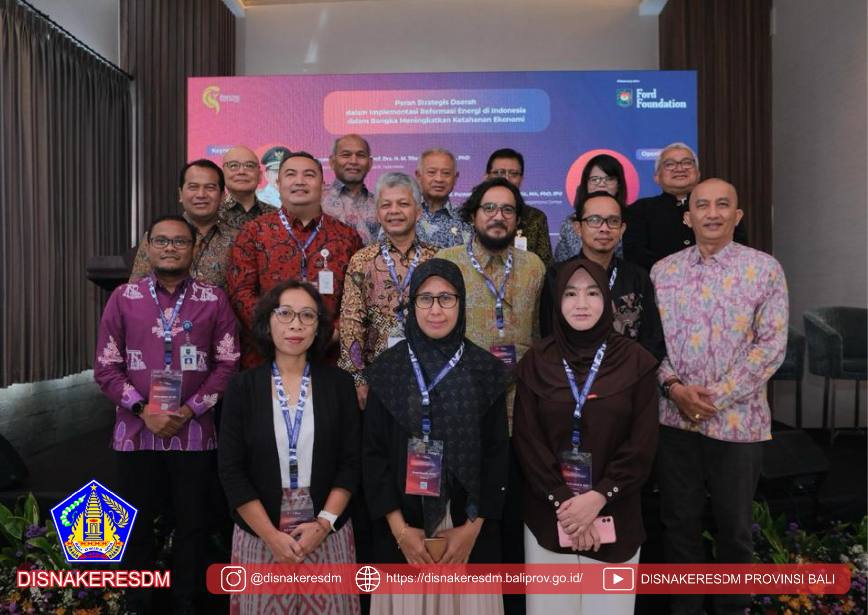 FGD “Peran Strategis Daerah dalam Implementasi Reformasi Energi di Indonesia Dalam Rangka Meningkatkan Ketahanan Ekonomi”